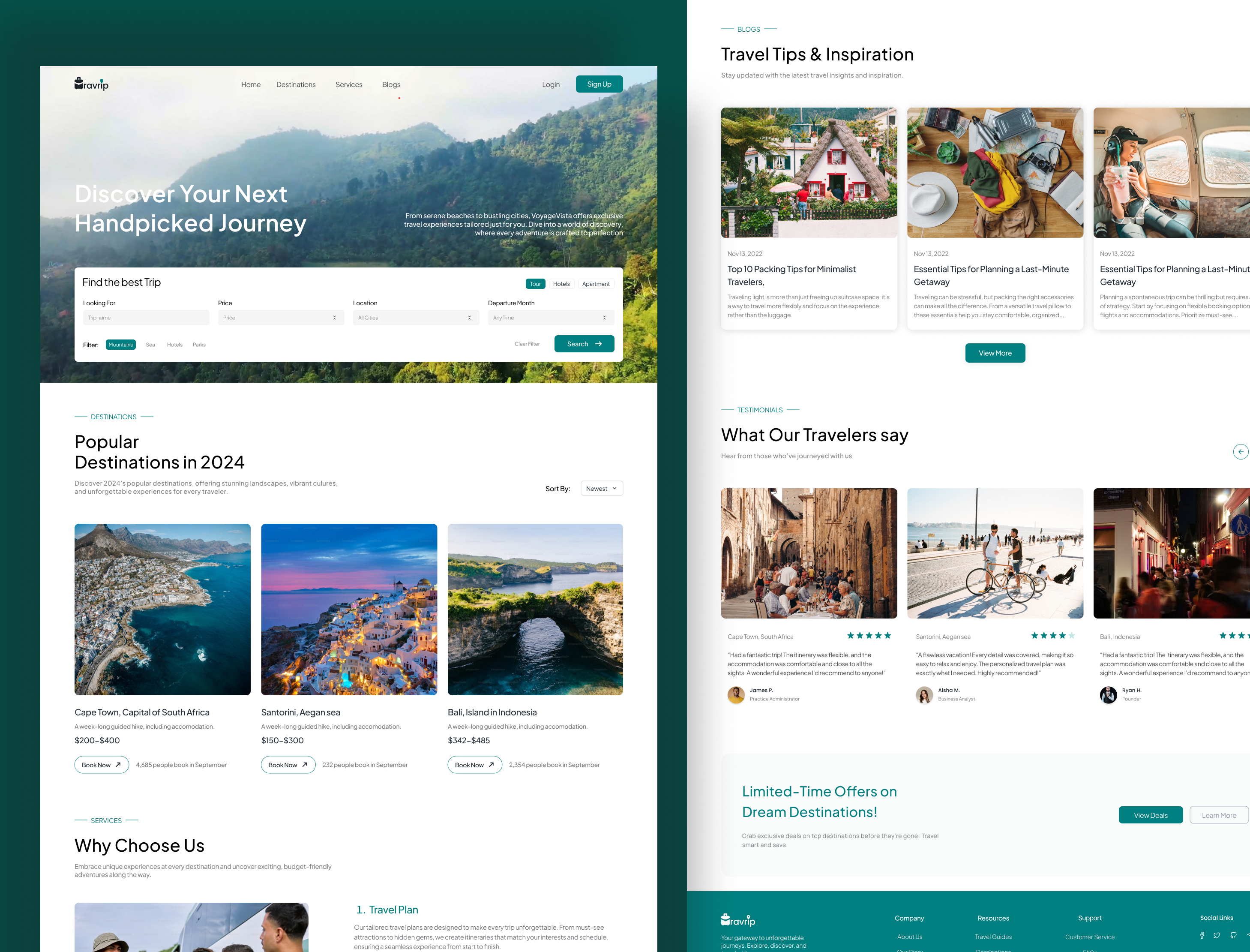 Travrip - Travel Agency Platform